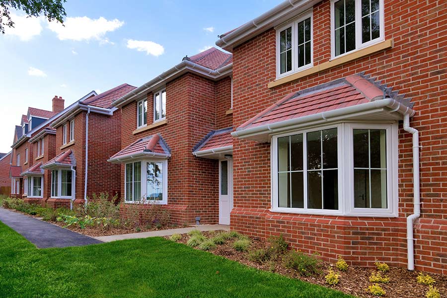 new build homes with double glazing windows